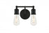 Living District Serif Sconce Model: LD4028W9BK