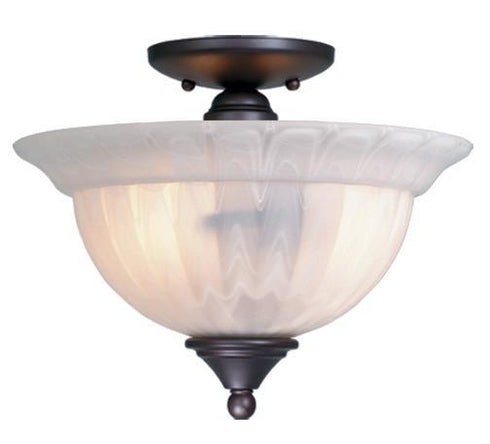 LK33352OBB-C Vaxcel Fan Light Kit (Dual Mount) Oil Burnished Bronze