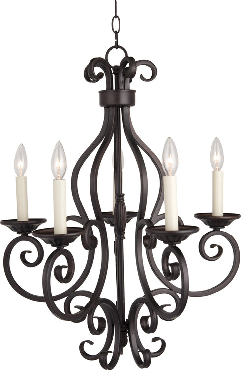 Maxim 12215OI Manor 5-Light Chandelier