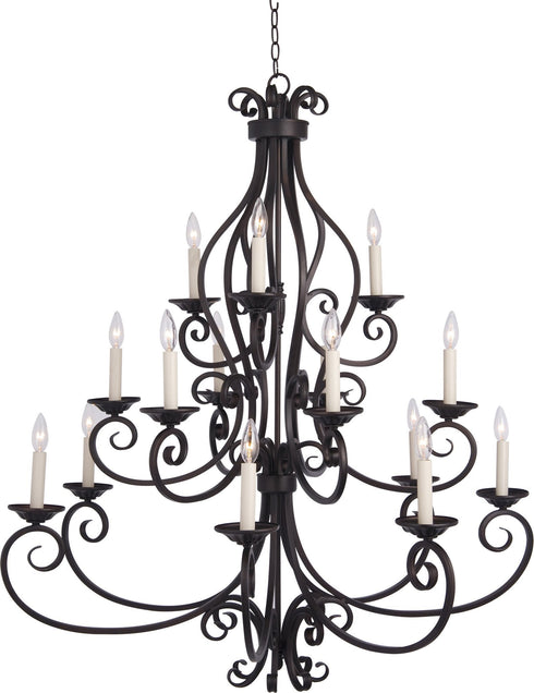 Maxim 12219OI Manor 15-Light Chandelier