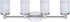 Maxim Cylinder 4 Light Bath Vanity Model: 9054SWSN