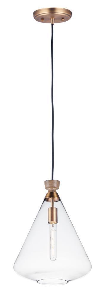 Maxim Abbott 1 Light Pendant Model: 10101CLWOAB