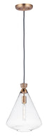 Maxim Abbott 1 Light Pendant Model: 10101CLWOAB