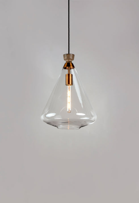 Maxim Abbott 1 Light Pendant Model: 10101CLWOAB