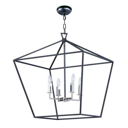 Maxim Abode Single Tier Chandelier Model: 25155TXBPN
