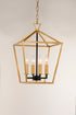 Maxim Abode 4 Light Small Chandelier Model: 25152TXBPN