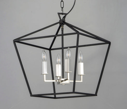 Maxim Abode Single Tier Chandelier Model: 25156TXBPN