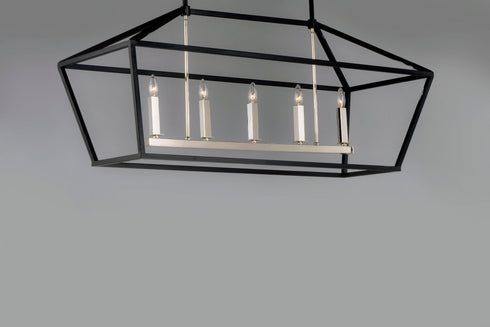 Maxim Abode Single Tier Chandelier Model: 25157TXBPN