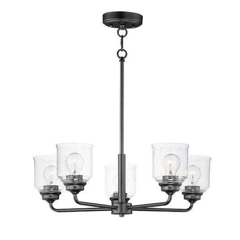 Maxim Acadia Single Tier Chandelier Model: 12266CDBK