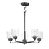 Maxim Acadia Single Tier Chandelier Model: 12266CDBK