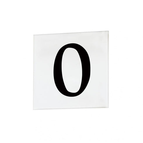 Maxim Address 0 4 Inch Square Tile Serif Model: 53660WT