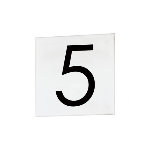 Maxim Address 5 4 Inch Square Tile Sans Serif Model: 53675WT