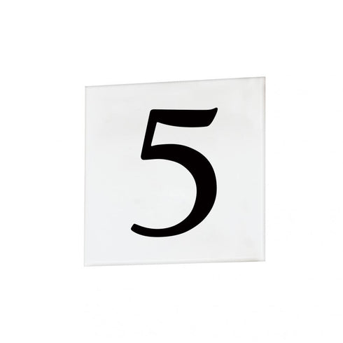 Maxim Address 5 4 Inch Square Tile Serif Model: 53665WT