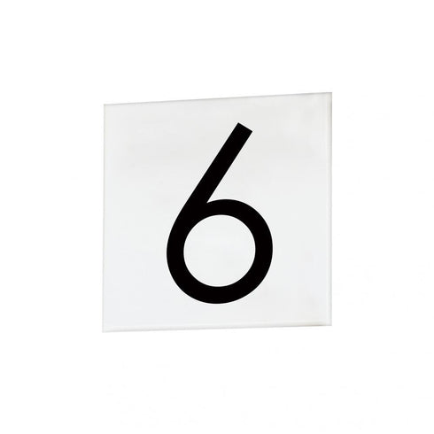 Maxim Address 9 4 Inch Square Tile Sans Serif Model: 53676WT