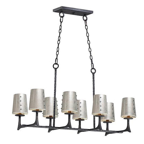 Maxim Anvil 8 Light Linear Pendant Model: 30307NI