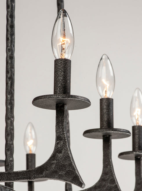 Maxim Anvil 8 Light Linear Pendant Model: 30307NI