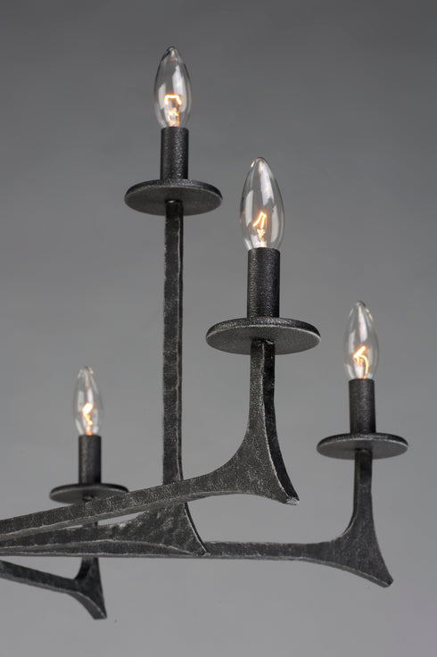 Maxim Anvil 9 Light Chandelier Model: 30306NI