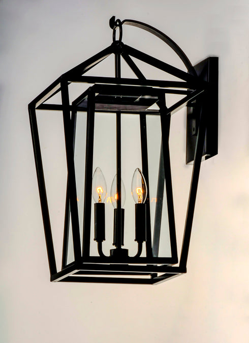 Maxim Artisan 3 Light Outdoor Wall Sconce Model: 3176CLBK