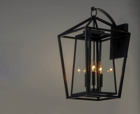 Maxim Artisan 3 Light Outdoor Wall Sconce Model: 3176CLBK