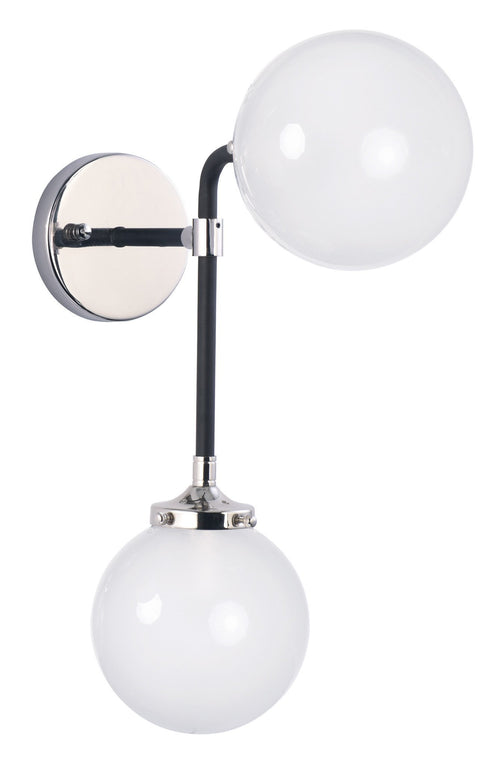 Maxim Atom Wall Sconce Model: 24722WTBKPN