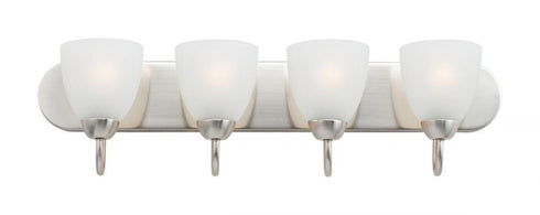 Maxim Axis 4 Light Strip Bath Vanity Model: 11384FTSN