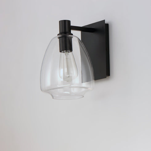 Maxim Babylon 1 Light Wall Sconce Model: 11111CLBK