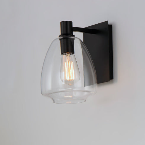 Maxim Babylon 1 Light Wall Sconce Model: 11111CLBK