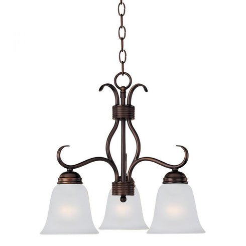 Maxim Basix 3 Light Chandelier Model: 10122FTSN