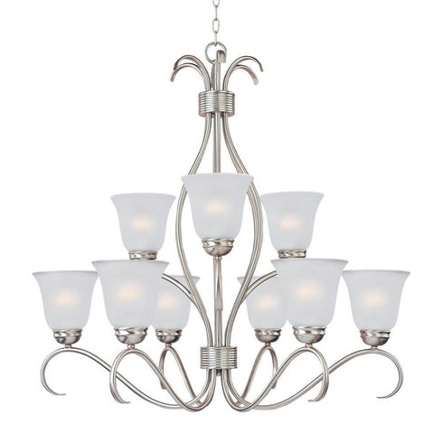 Maxim Basix 9 Light Chandelier Model: 10128FTSN