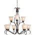 Maxim Basix Ee Multi Tier Chandelier Model: 85128ICSN