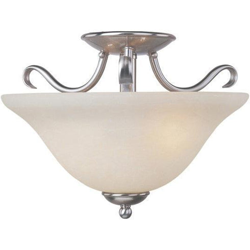 Maxim Basix Ee Semi Flush Mount Model: 85120ICSN
