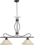 Maxim Basix 2 Light Pendant Model: 10126WSOI