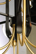Maxim Bauhaus Single Tier Chandelier Model: 30516CLBZSBR
