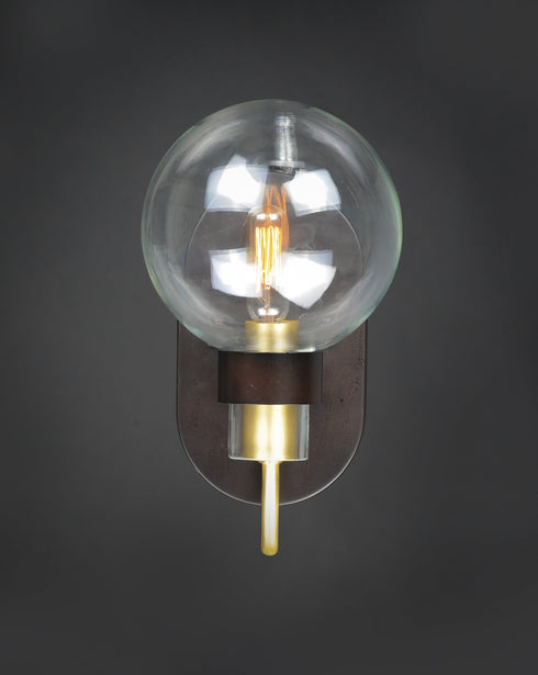Maxim Bauhaus Wall Sconce Model: 30511CLBZSBR