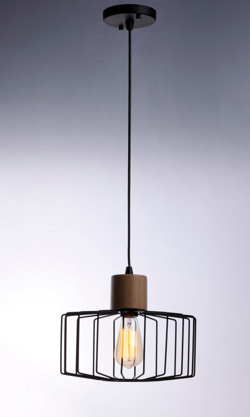 Maxim Bjorn 1 Light Mini Pendent Model: 10068BKNWD