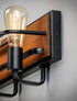 Maxim Black Forest 2 Light Bath Vanity Model: 10302BKASB