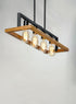 Maxim Black Forest 4 Light Chandelier Model: 10307BKASB