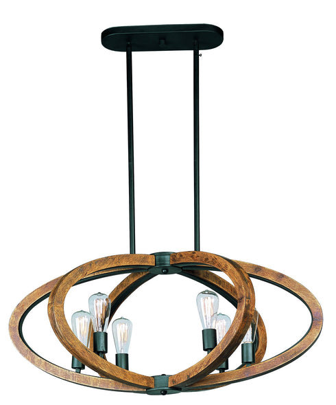 Maxim Bodega Bay Multi Light Pendant Model: 20915APAR/BUI