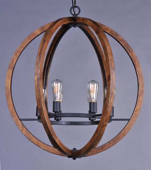 Maxim Bodega Bay Single Tier Chandelier Model: 20918APAR/BUI