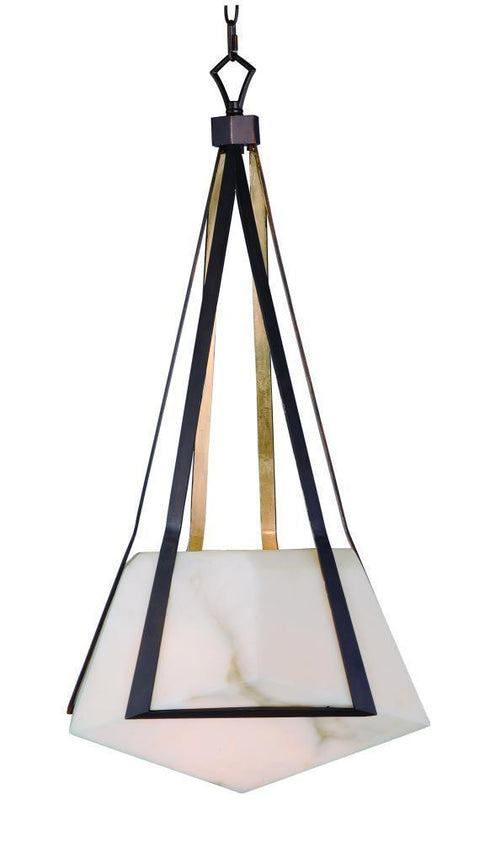 Maxim Boulder Single Pendant Model: 30144BZGTGLD