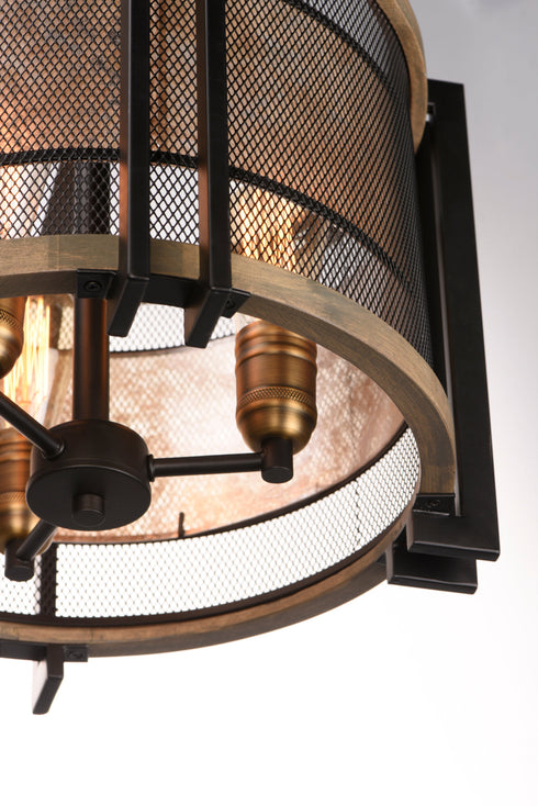 Maxim Boundry Flush Mount Model: 27560BKBWAB