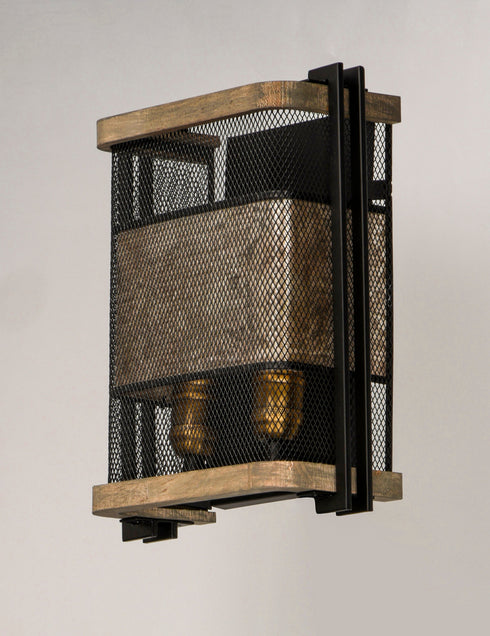 Maxim Boundry Wall Sconce Model: 27562BKBWAB