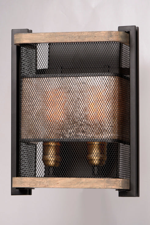Maxim Boundry Wall Sconce Model: 27562BKBWAB