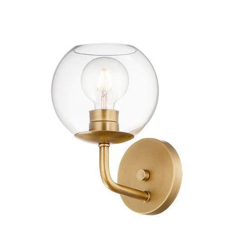 Maxim Branch 1 Light Wall Sconce Model: 38411CLNAB