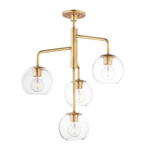 Maxim Branch 4 Light Pendant Model: 38414CLNAB