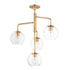 Maxim Branch 4 Light Pendant Model: 38414CLNAB
