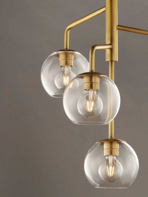 Maxim Branch 4 Light Pendant Model: 38414CLNAB