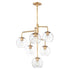 Maxim Branch 6 Light Pendant Model: 38416CLNAB