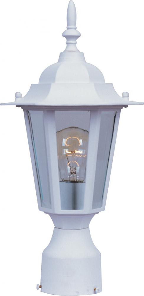 Maxim Builder Cast 1 Light Outdoor Pol Post Lantern Model: 3001CLBK
