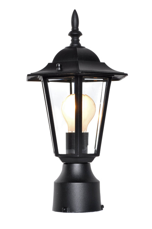 Maxim Builder Cast 1 Light Outdoor Pol Post Lantern Model: 3001CLBK
